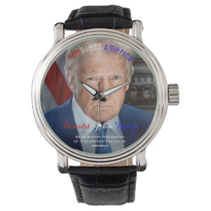 USA:s 45:e och 47:e president i Donald Trump Armbandsur
