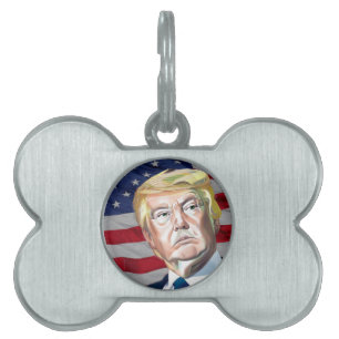 USA:s 45:e president - Gift ID-bricka Husdjur