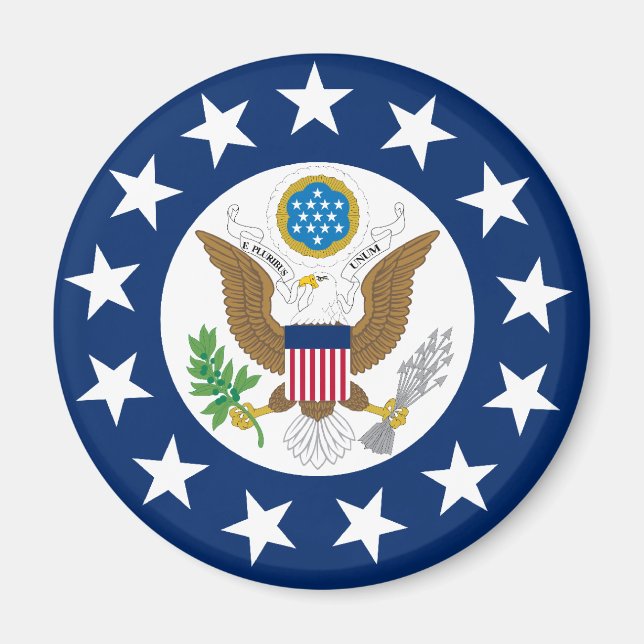 USA:s ambassadör, Förenade Stater Magnet (Framsidan)