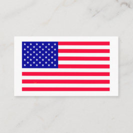 USA:s amerikanska Flagga Affärskort Visitkort
