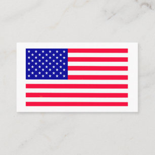USA:s amerikanska Flagga Affärskort Visitkort