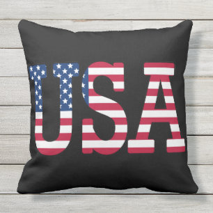 USA:s amerikanska Flagga Outdoor Pillow Kudde