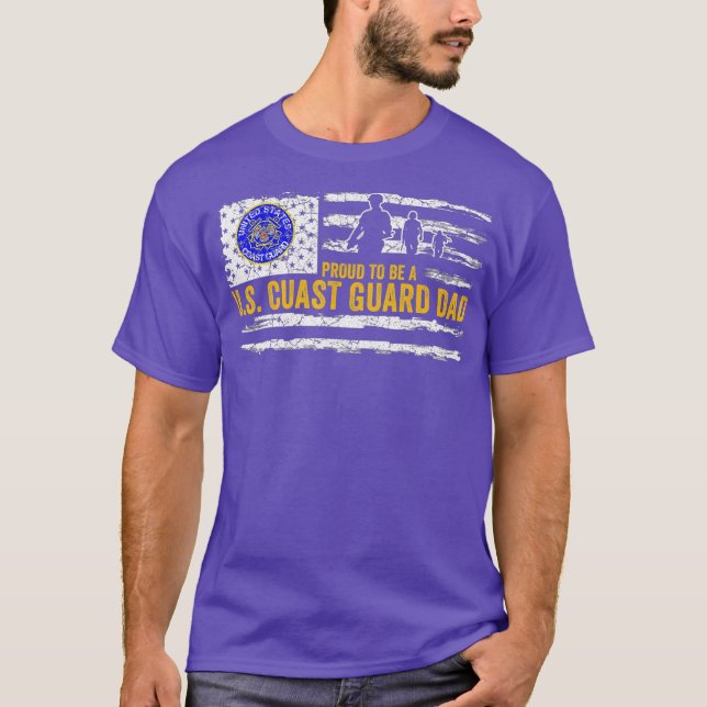 USA:s amerikanska Flagga stolt över att vara USA:s T Shirt (Framsida)