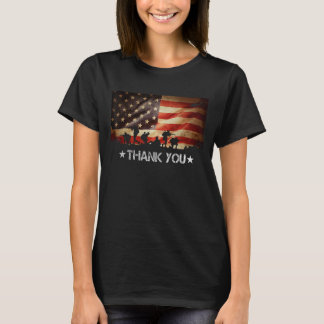 USA:s amerikanska Flagga Veterans Proud Veteran T Shirt