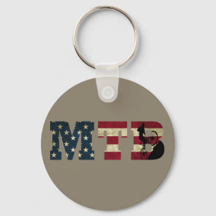 USA:s amerikanska flagga vintage Nyckelring