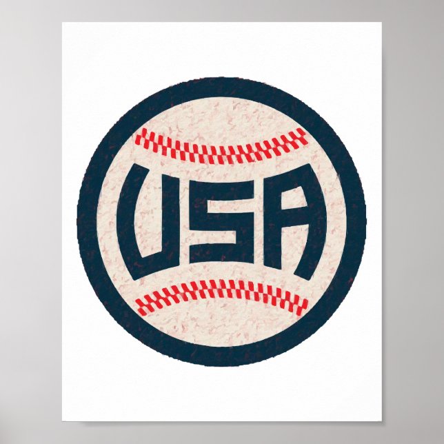 USA:s basebollag Poster (Framsidan)