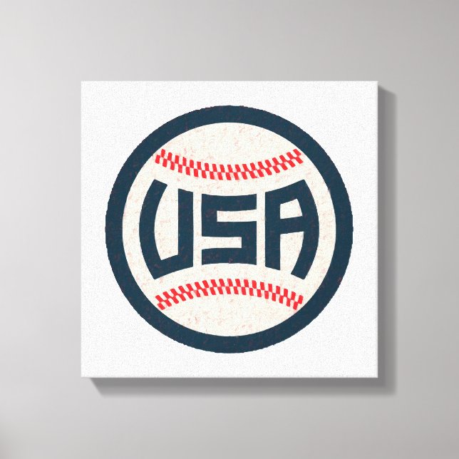 USA:s basebollandslag Canvastryck (Framsida)