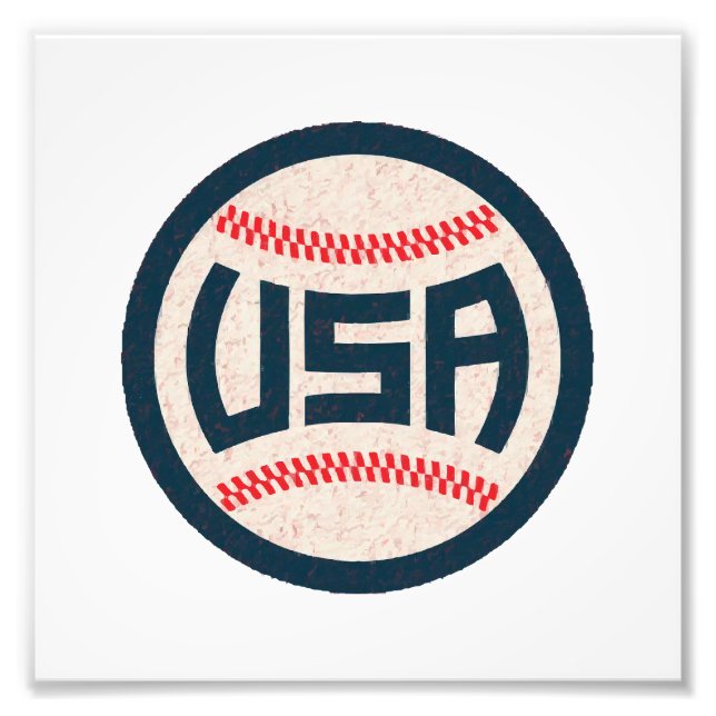 USA:s basebollandslag Fototryck (Framsidan)