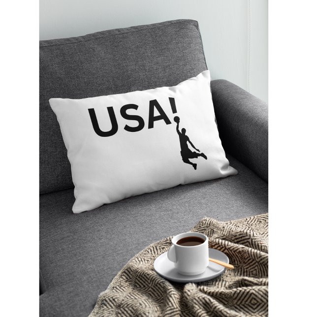 USA:s basketspelare Lumbarkudde (Skapare uppladdad)