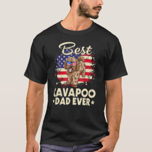 USA:s bästa Cavapoo Hund Pappa Alltid Far Dag D T Shirt