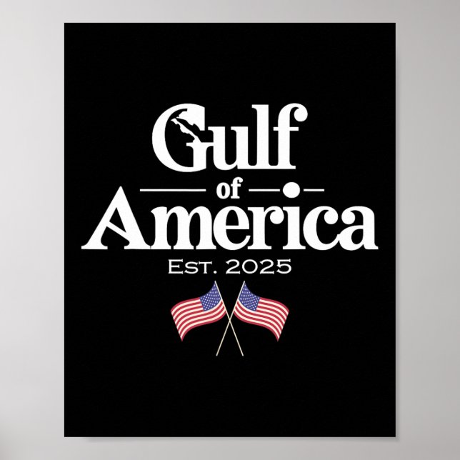 USA:s bukt Est 2025 Amer Poster (Framsidan)