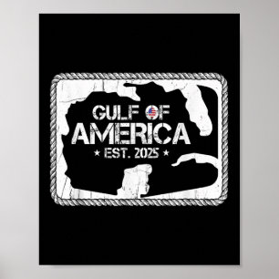 USA:s bukt Est 2025 Amer Poster