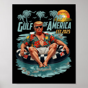 USA:s bukt Est 2025 American Flagga Me Poster