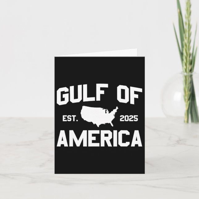 USA:s bukt Est 2025 Bukt Förenta staterna Kort (Framsida)