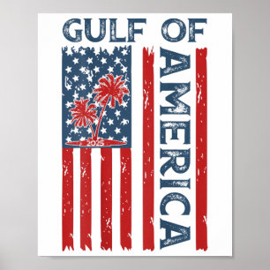 USA:s bukt Est 2025 USA:s amerikanska Flagga (om Poster