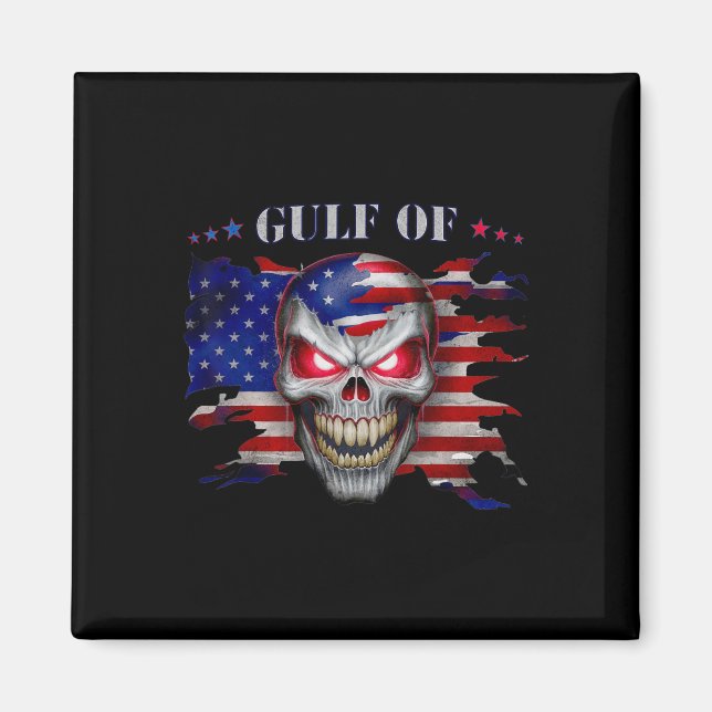 USA:s bukt Lung USA flagga 10 Magnet (Framsidan)