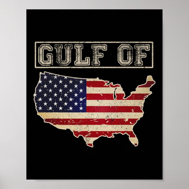 USA:s bukt LUNT USA flagga 12 Poster (Framsidan)