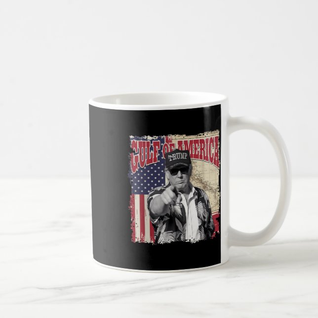 USA:s bukt Trump Hälsning från Patrio Kaffemugg (Höger)