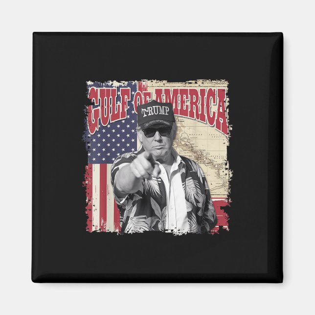 USA:s bukt Trump Hälsning från Patrio Magnet (Framsidan)