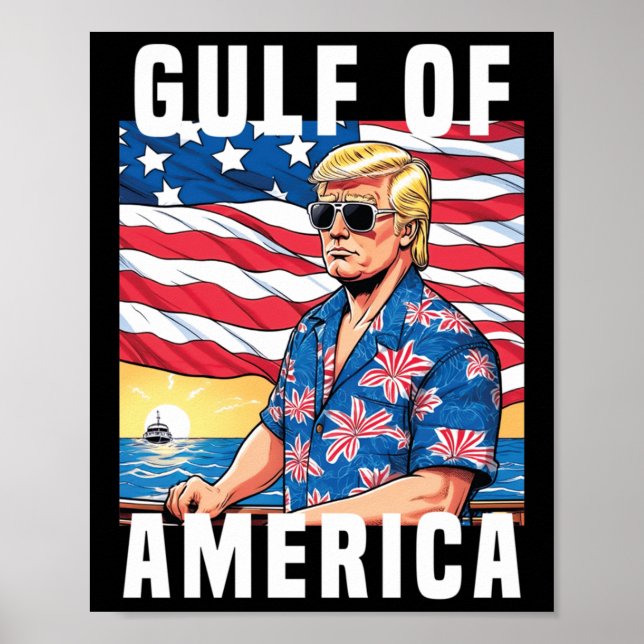 USA:s bukt Trump Hälsning från Patrio Poster (Framsidan)