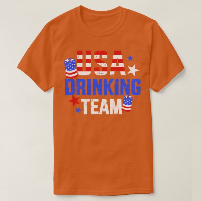 USA:s drickslag för Independence day den 4:e J T Shirt (Design framsida)