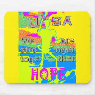 USA:s enhetsdesign: hopp och styrka Musmatta