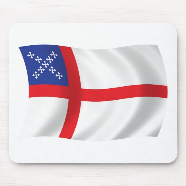 USA:s Episkopalkyrkans flaggamusmatta Musmatta (Framsidan)