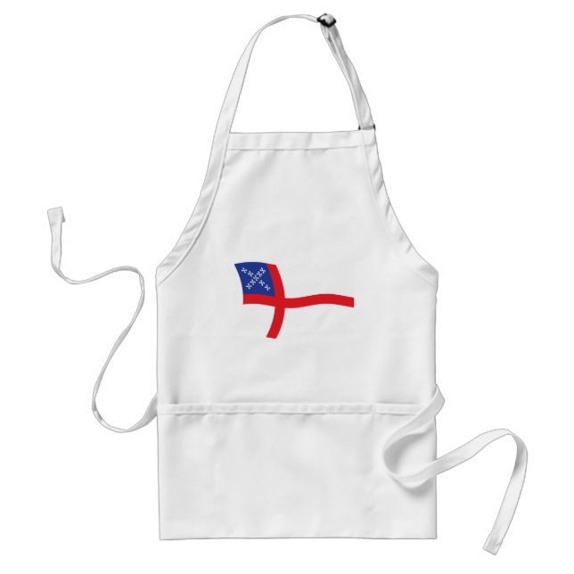 USA:s Episkopalkyrkans flaggförkläde Förkläde (Framsidan)
