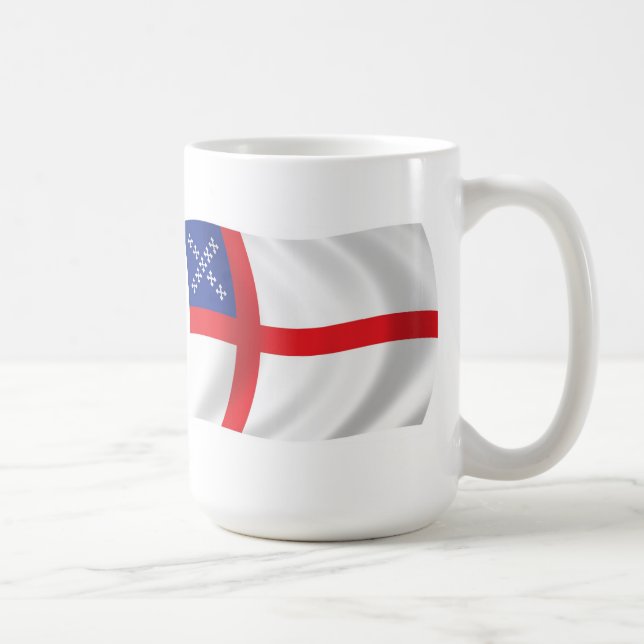 USA:s Episkopalkyrkans flaggmugg Kaffemugg (Höger)