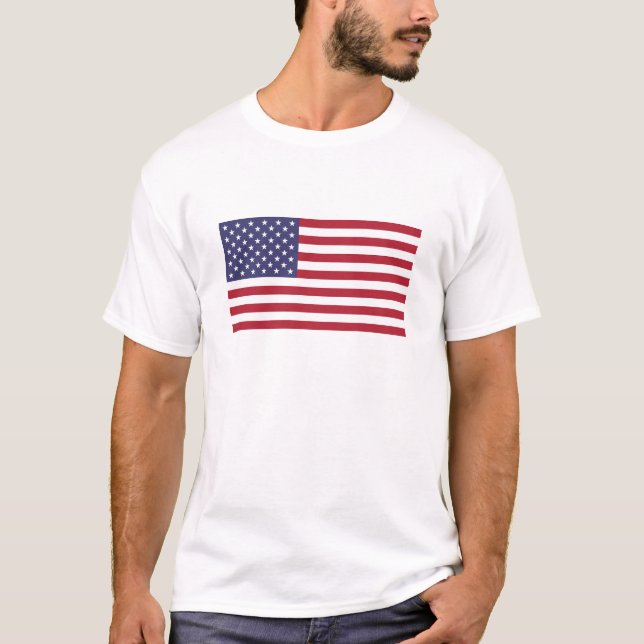 USA:s flag T Shirt (Framsida)