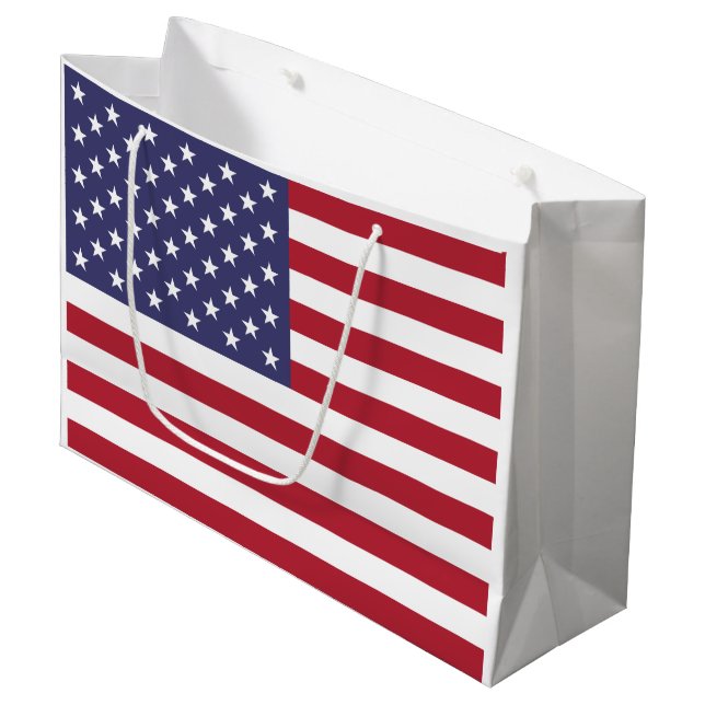 USA:s flagga (Framsidan Vinklad)