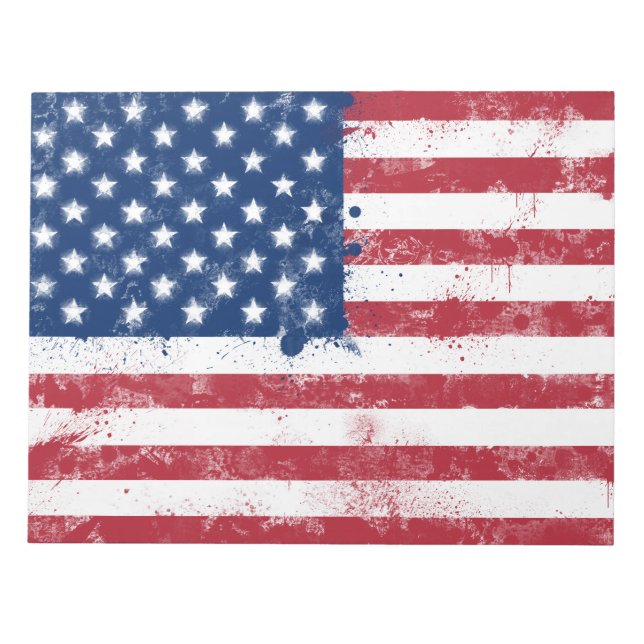 USA:s flagga Anteckningsblock (Framsida)