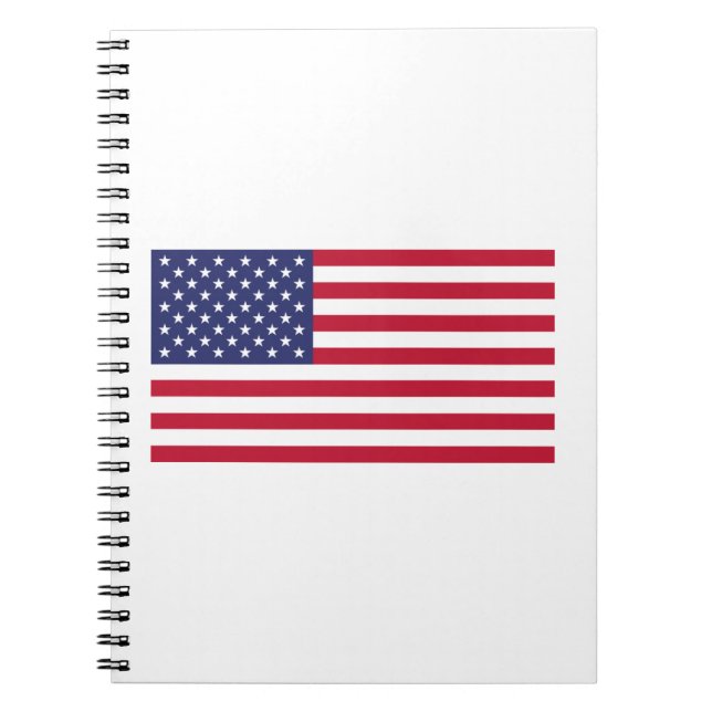 USA:s flagga Anteckningsbok (Framsidan)