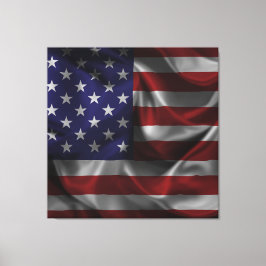USA:s flagga Canvastryck