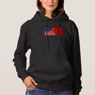 USA:s Flagga för Vintage av China för kinesiska am T Shirt