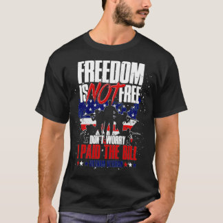 USA:s Flagga Freedom Isnt Free, var orolig att jag T Shirt