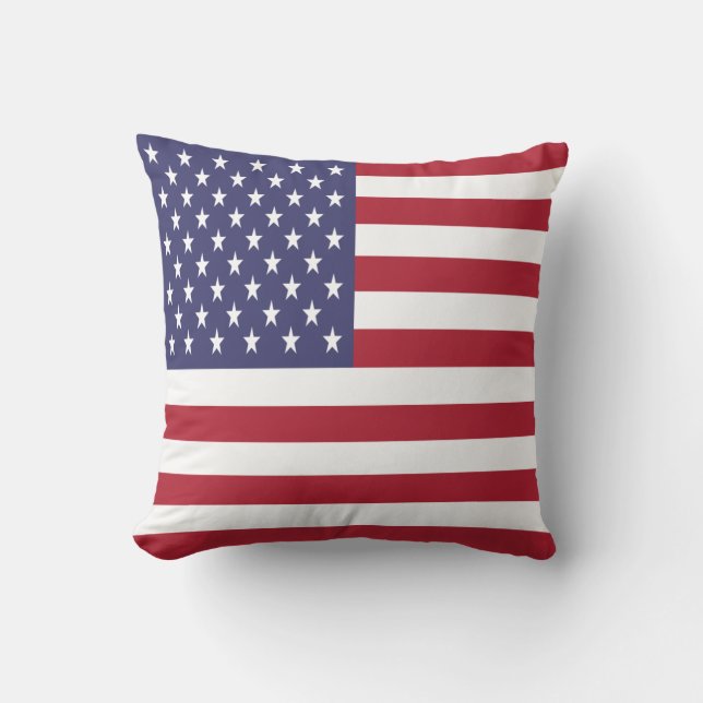 USA:s flagga Kudde (Framsida)