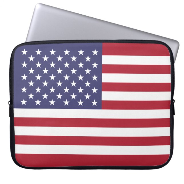 USA:s flagga Laptop Fodral (Framsidan)