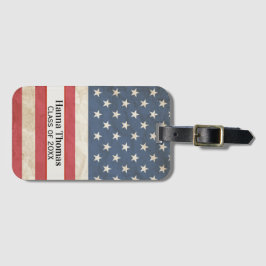 USA:s Flagga Militär patriotisk Studentfest Bagagebricka