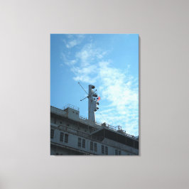 USA:s Flagga ovanpå USA:s Stater Canvastryck