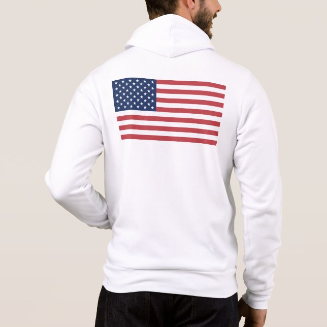 USA:s flagga självständighetsdag T Shirt (Baksida)