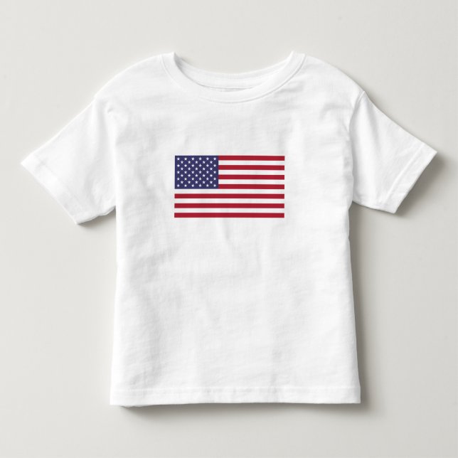 USA:s flagga T Shirt (Framsida)