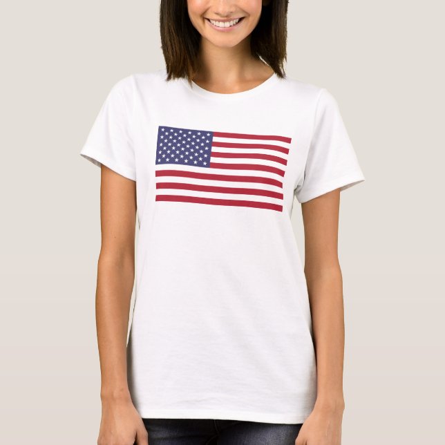 USA:s flagga T-shirt (Framsida)