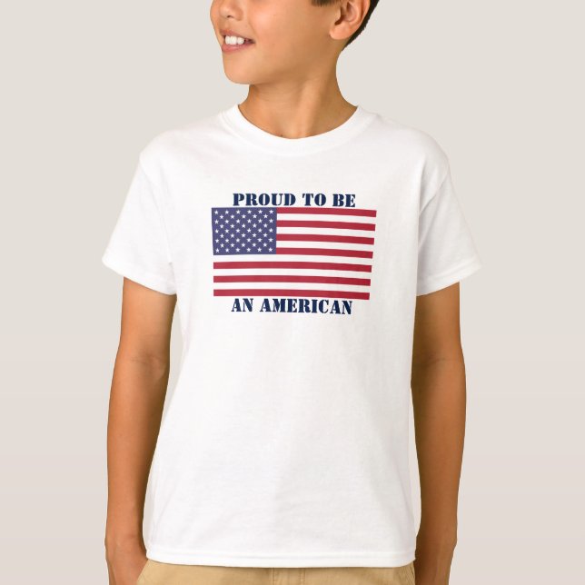 USA:s flagga T Shirt (Framsida)