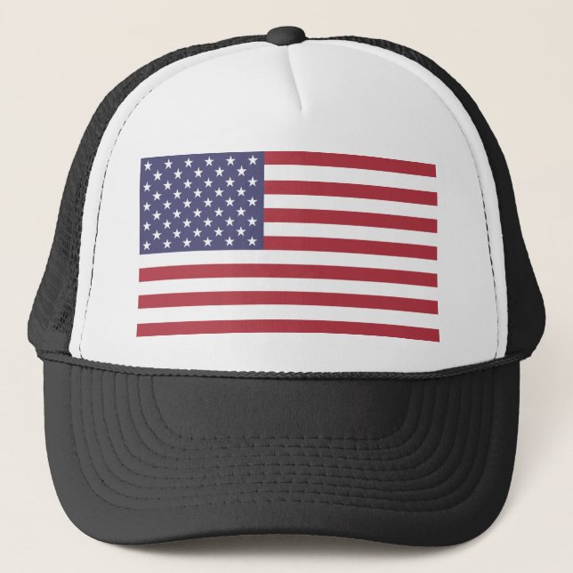 USA:s flagga Truckerkeps (Framsida)