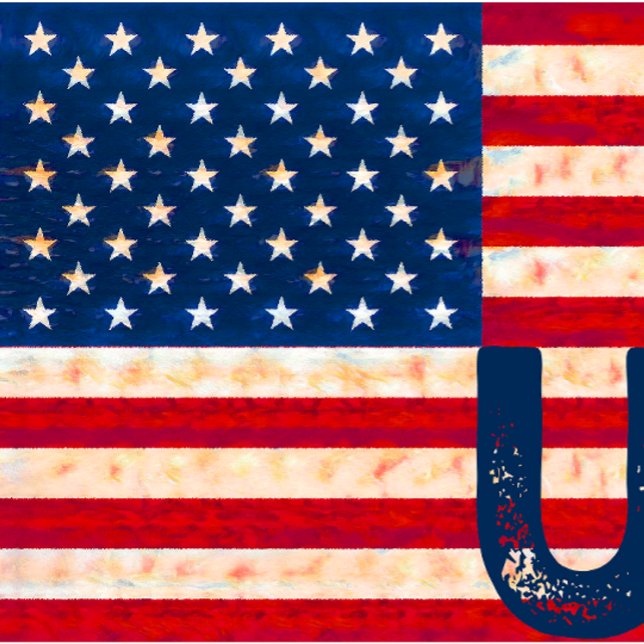 USA:s Flagga USA 4:e juli T Shirt (Skapare uppladdad)
