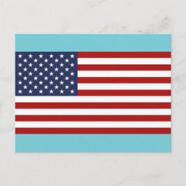 USA:s Flagga Vykort