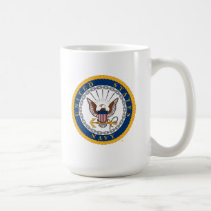 USA:s flotta Emblem i flottan Kaffemugg