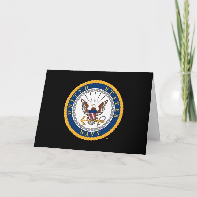 USA:s flotta | Emblem i flottan Kort (Framsida)