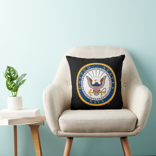 USA:s flotta | Emblem i flottan Kudde (Stol)